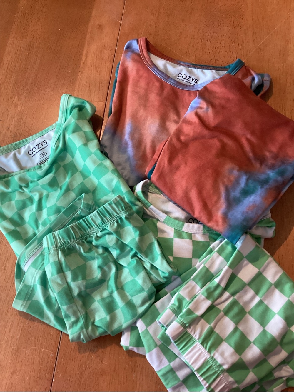 Cozy Pajamas - Set of 3 - Size 8-9 Y - Mix of styles